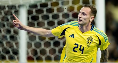 بهدف نجم دوري الدرجة الثانية البلجيكي.. السويد تهزم ألبانيا وديًا